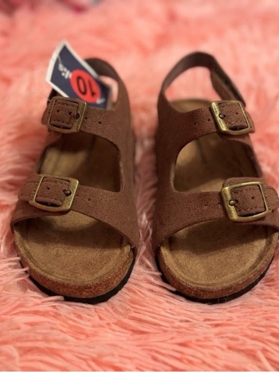 Lucky Brand Other - NWT Lucky Brand Toddler Blanc Cork Sandals Brown Size 10
